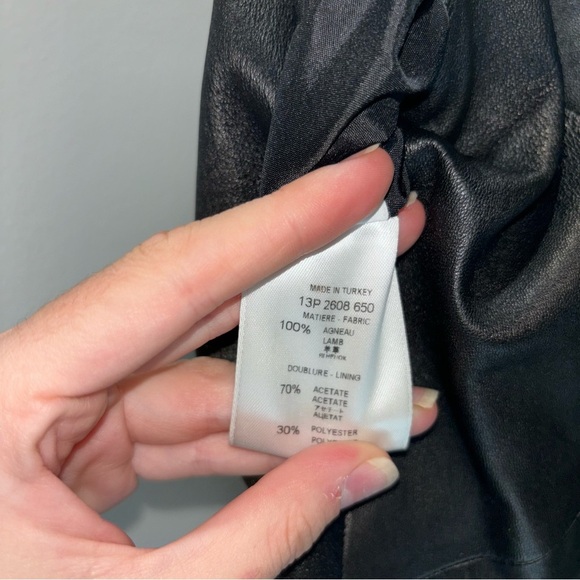 Givenchy Leather Dress- 100% Lamb Leather Black Sleeveless Dress Size 42 / US 8 - Picture 9 of 13